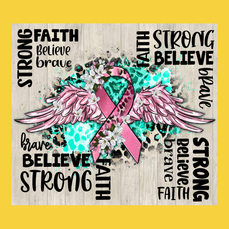 Cancer Ribbon With Angel Wings Premium Sweatshirt by CowGirlArtShop | Teevron