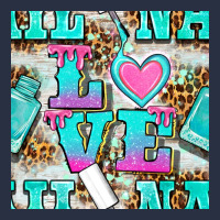 Love Nail And Polish With Leopard Seamless Pattern Bbs Heavyweight Sweatshirt | Teevron