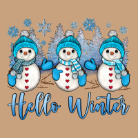 Snowman Hello Winter Vintage Tee | Teevron