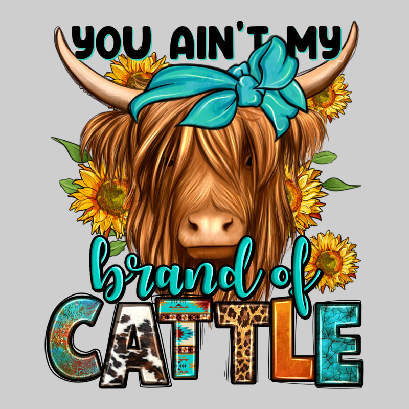 You Ain't My Brand Of Cattle Longhaired Cow Premium Tee by Jasminsmagicworld | Teevron