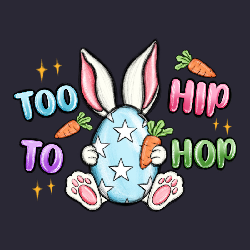 Too Hip To Hop Easter Vintage Tee by MaliasSmallBusiness | Teevron