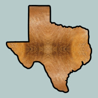 Texas Map Western Horsehide Pattern Heavy Core Tee | Teevron