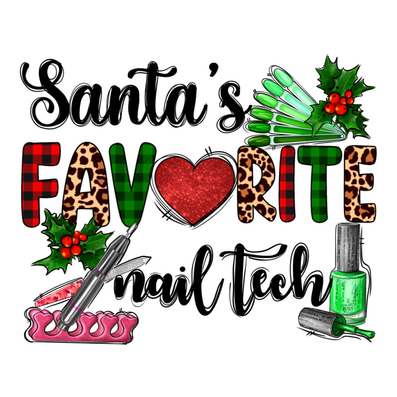 Santa's Favorite Nail Tech Premium Tee by AdoDesignShop | Teevron