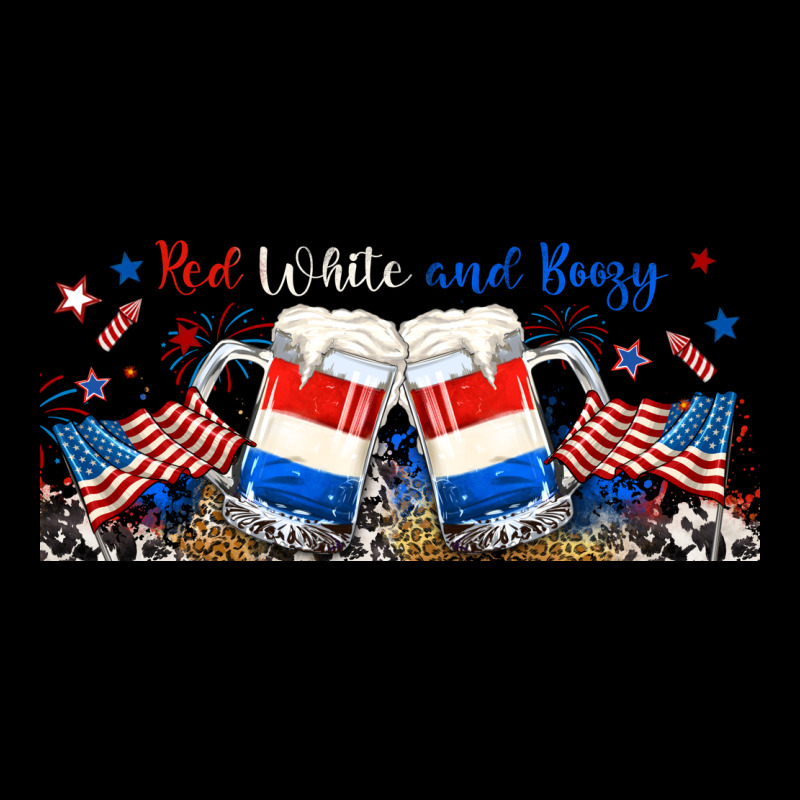 Red White And Boozy Libbey Glass Ladies Tee by RanaPortraitStore | Teevron