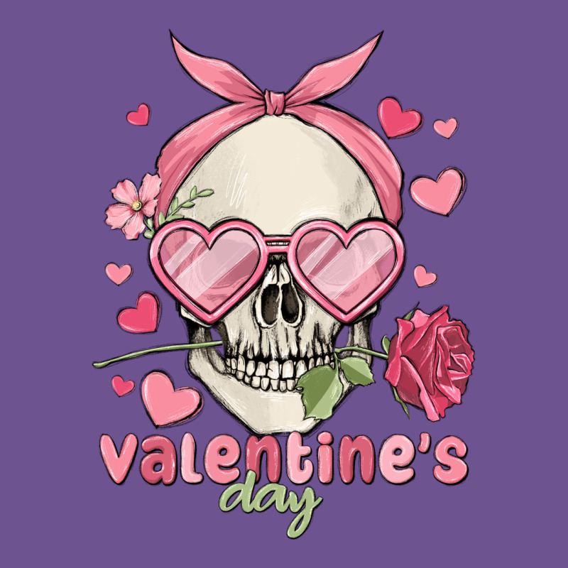 Valentine's Day Skull Vintage Tee by MaliasSmallBusiness | Teevron