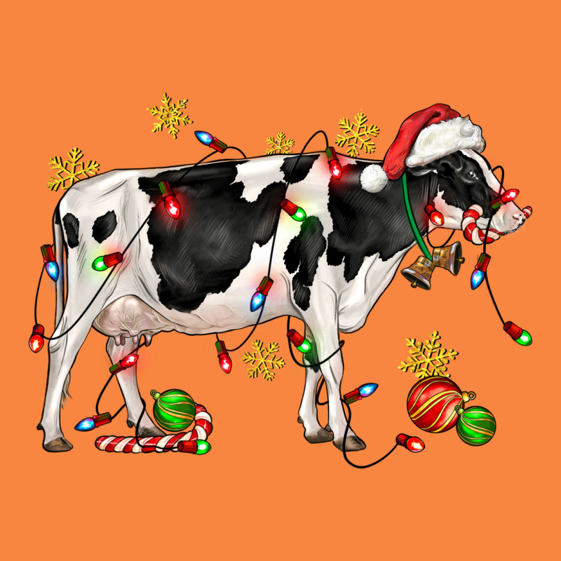 Christmas Holstein Cow Premium Sweatshirt by CowGirlArtShop | Teevron