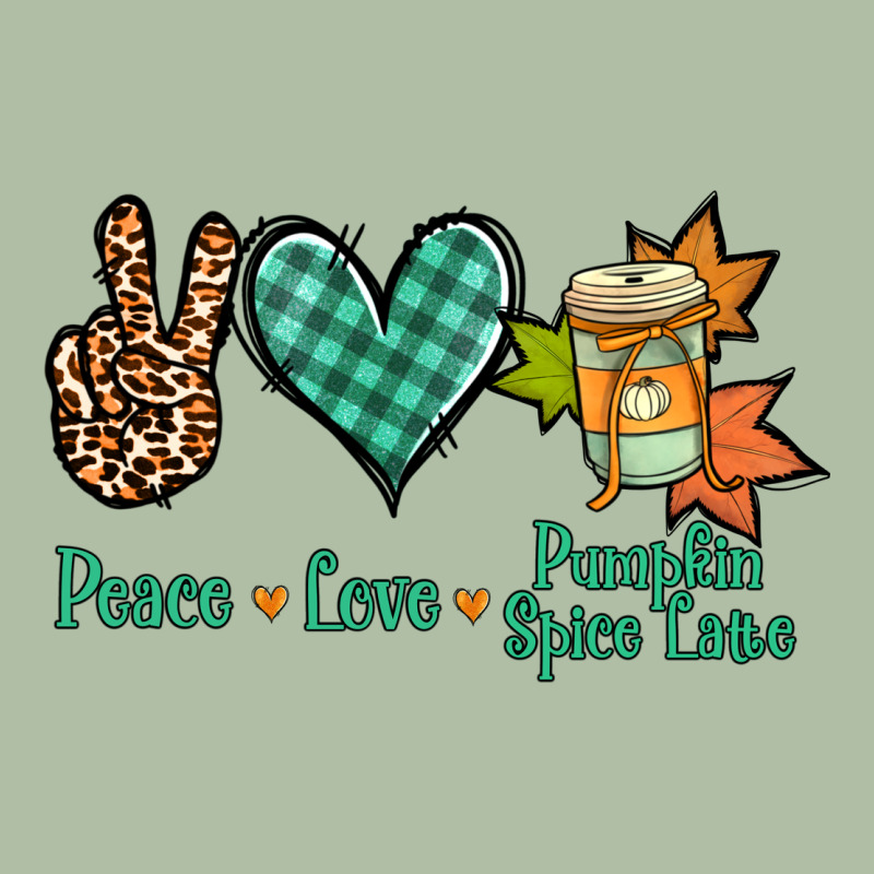 Peace Love Pumpkin Spice Latte Urban Heavy Tee by NancyCooperArtShop | Teevron