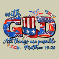 With God All Things Are Possible Usa Heavy Core Tee | Teevron