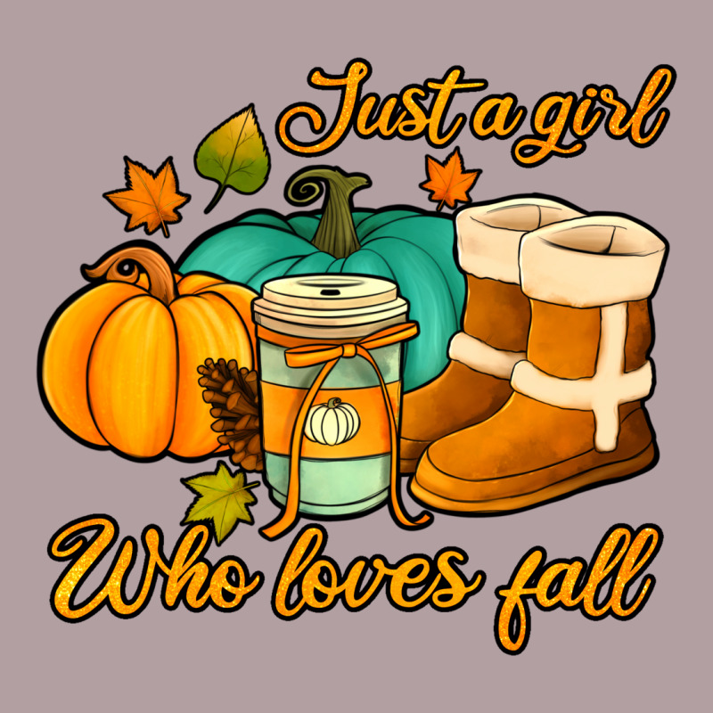 Just A Girl Who Loves Fall Vintage Hoodie by Jasminsmagicworld | Teevron