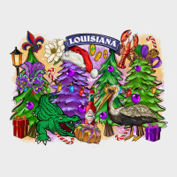 Christmas Louisiana Mardi Gras Trees Urban Hoodie | Teevron