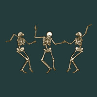 Dancing Skeletons Classic Tee | Teevron