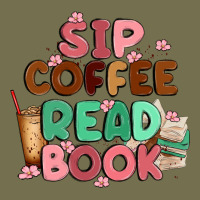 Sip Coffee Read Book Vintage Hoodie | Teevron