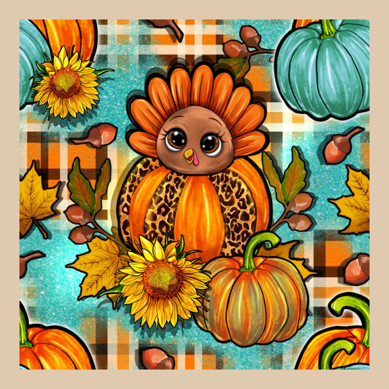 Thanksgiving Turkey With Tartan Seamless Pattern Bbs Heavyweight Sweatshirt by BundleAndBundleShop | Teevron