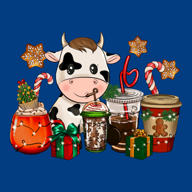 Cow Coffee Cups Christmas Premium Sweatshirt by CowGirlArtShop | Teevron