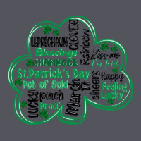 St Patricks Day Shamrock Typography Vintage Hoodie | Teevron