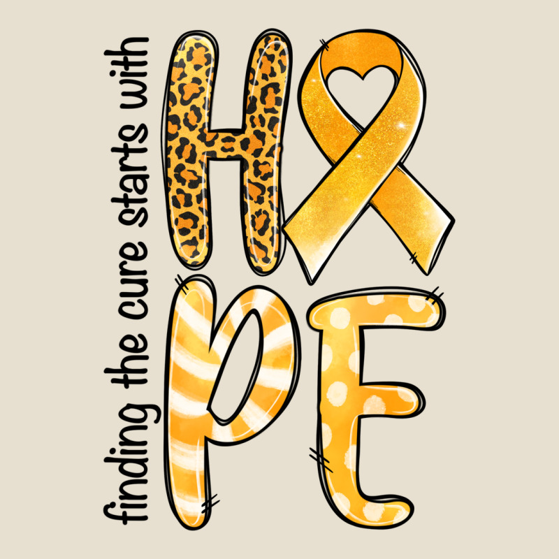 Finding The Cure Starts With Hope Childhood Cancer Urban Heavy Tee by NancyCooperArtShop | Teevron