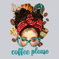 Coffee Please Messy Bun With Coffee Bean Bbs Heavyweight Sweatshirt | Teevron