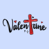 Valentine Cross Glitter Urban Heavy Tee | Teevron