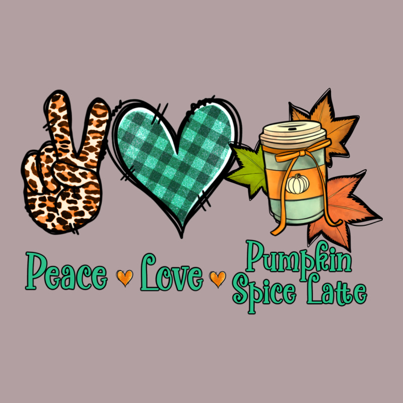 Peace Love Pumpkin Spice Latte Vintage Hoodie by Jasminsmagicworld | Teevron