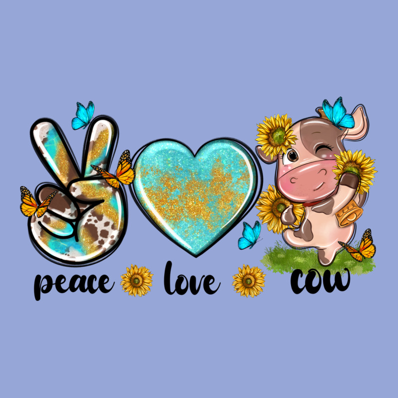Peace Love Cute Cow Classic Tee by NancyCooperArtShop | Teevron