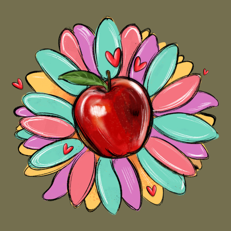 Teacher Apple Vintage Hoodie by MaliasSmallBusiness | Teevron