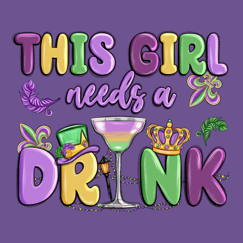 This Girl Needs A Drink Vintage Tee by MaliasSmallBusiness | Teevron