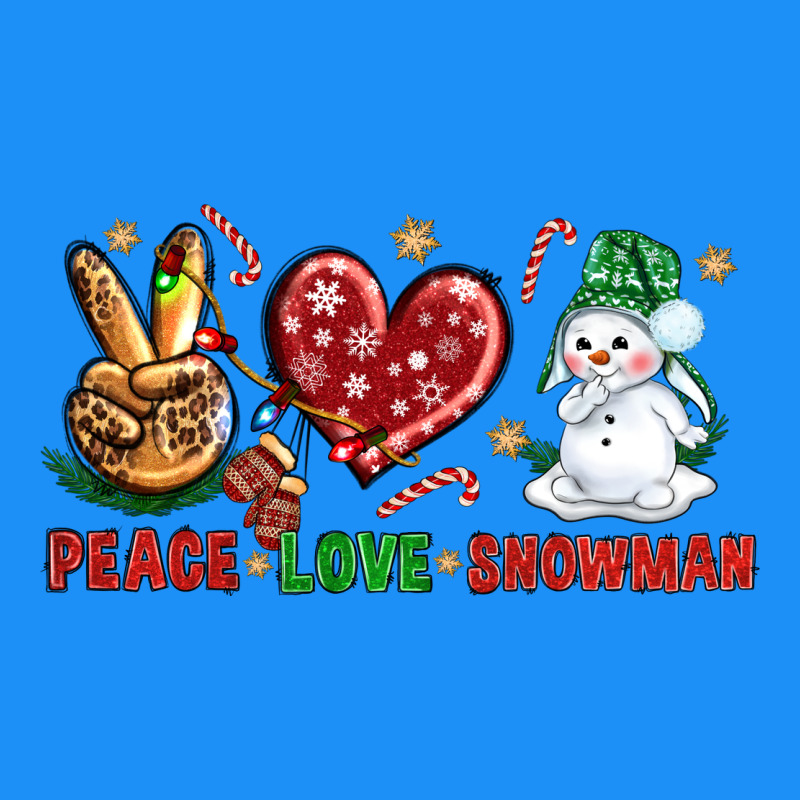 Peace Love Snowman Classic Tee by NancyCooperArtShop | Teevron
