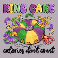 King Cake Calories Don't Count Vintage Tee | Teevron