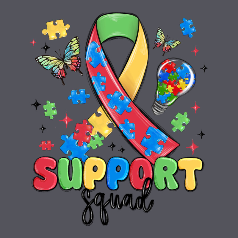 Support Squad Autism Vintage Hoodie by MaliasSmallBusiness | Teevron
