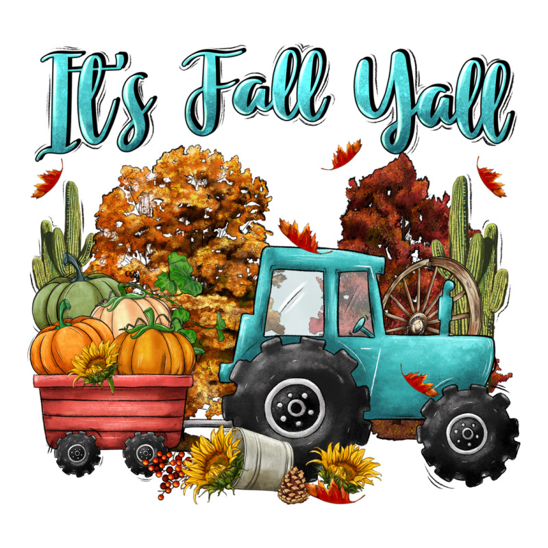 Its Fall Yall Heavyweight Hoodie by CowGirlArtShop | Teevron