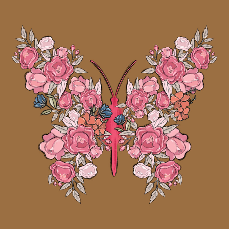 Floral Butterfly Vintage Tee by MaliasSmallBusiness | Teevron