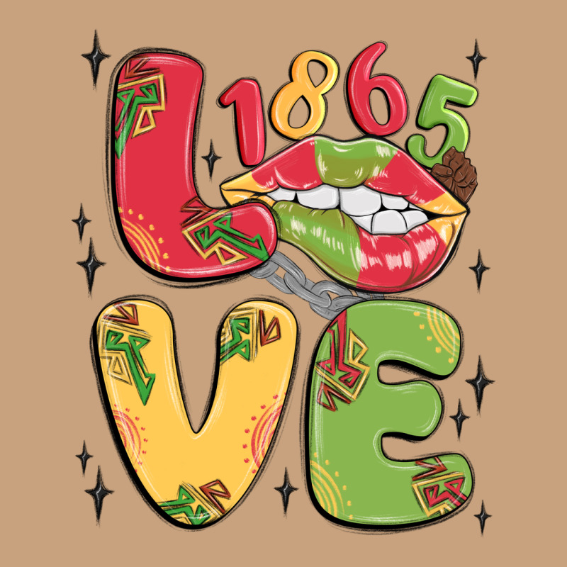 Love Juneteenth Lips Vintage Tee by MaliasSmallBusiness | Teevron