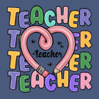 Teacher And Pencil Heart Vintage Hoodie | Teevron