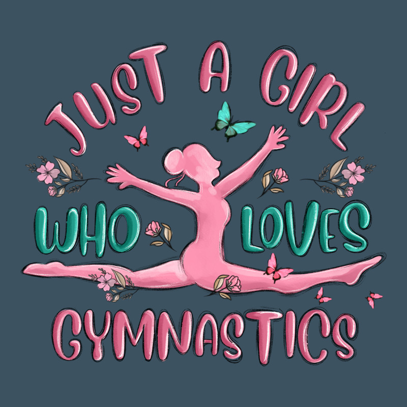 Just A Girl Who Loves Gymnastics Urban Heavy Tee by MaliasSmallBusiness | Teevron