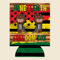 Juneteenth Freedom Day 12 Oz Can Cooler (regular) 2 Premium Tee | Teevron