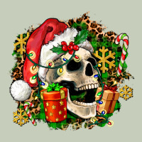 Christmas Skull And Gift Ladies Tee | Teevron