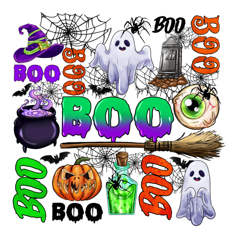 Boo Halloween Heavyweight Hoodie by CowGirlArtShop | Teevron