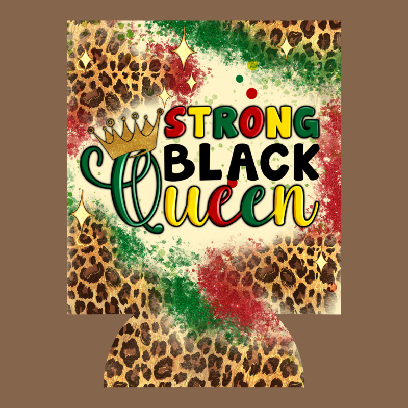 Strong Black Queen 12 Oz Can Cooler (regular) Premium Tee by Artiststas | Teevron