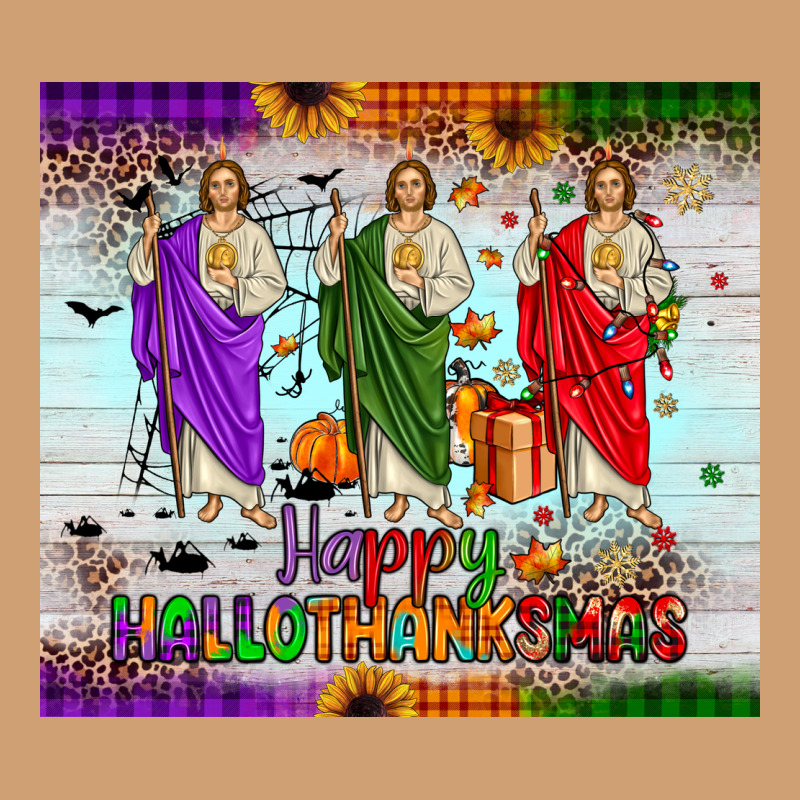San Judas Happy  Hallothanksmas Vintage Tee by JahusDesignShop | Teevron