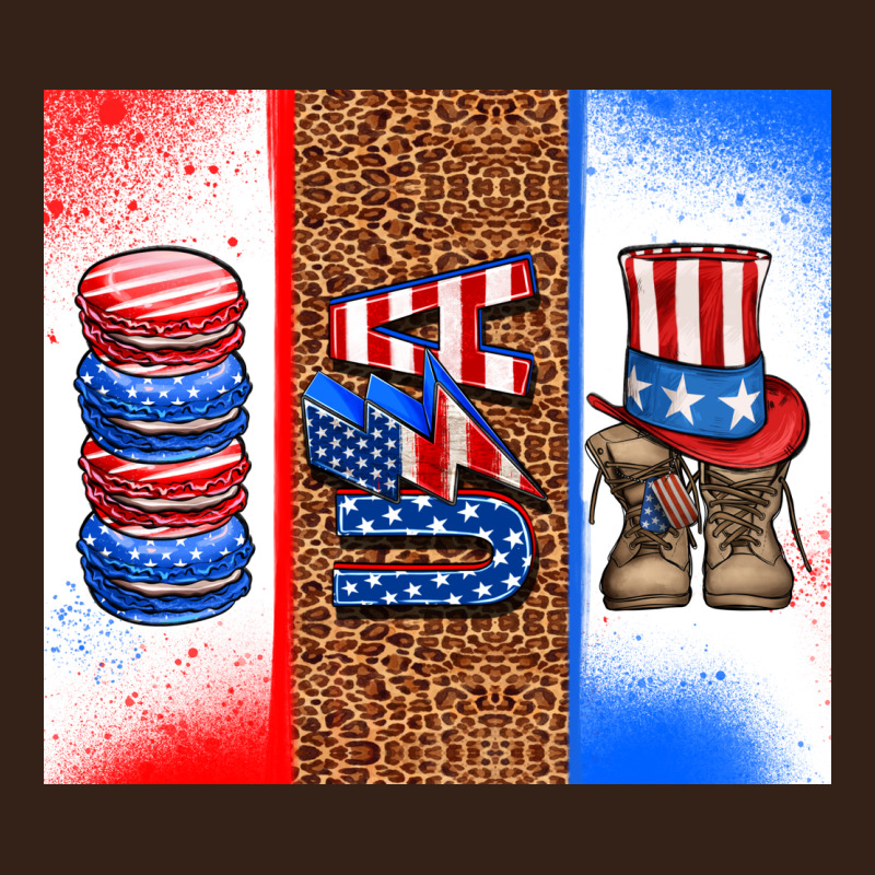 Usa Macaroon And Boots Heavy Core Tee by AdoDesignShop | Teevron
