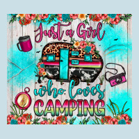 Just A Girl Who Loves Camping Ladies Tee | Teevron