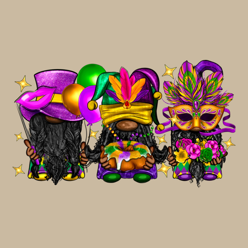 Mardi Gras Afro Gnomies Long Sleeve Tee by BundleAndBundleShop | Teevron