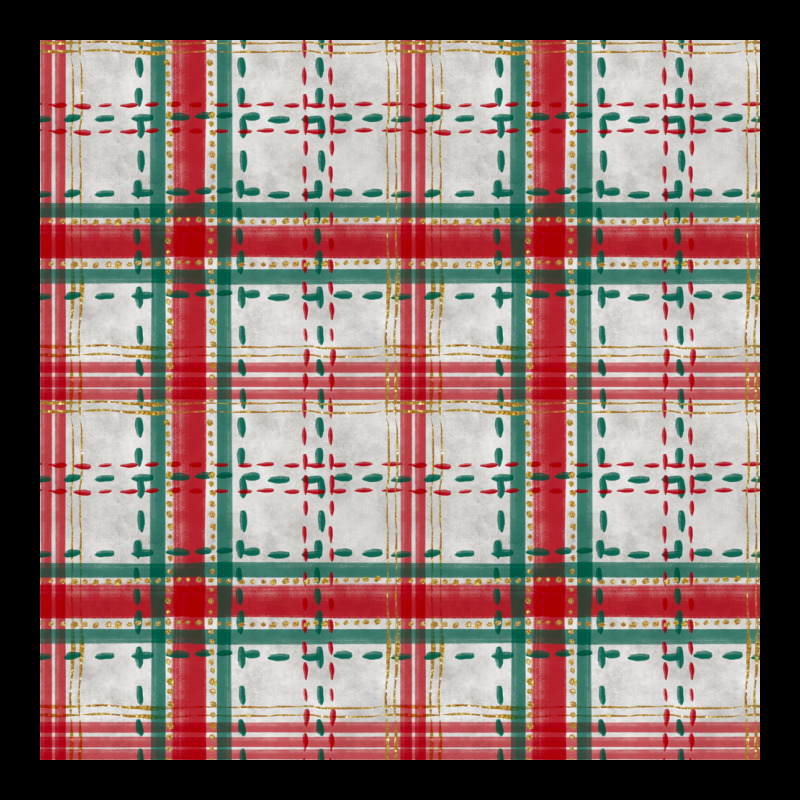 Christmas Plaid Seamless Pattern Ladies Tee by BundleAndBundleShop | Teevron