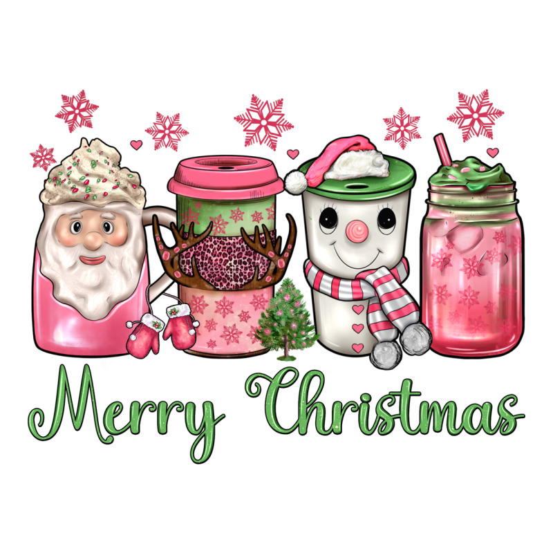 Pink  Merry Christmas Coffee Classic Tee by JahusDesignShop | Teevron