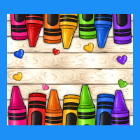 Custom Teacher Name Crayons Classic Tee | Teevron