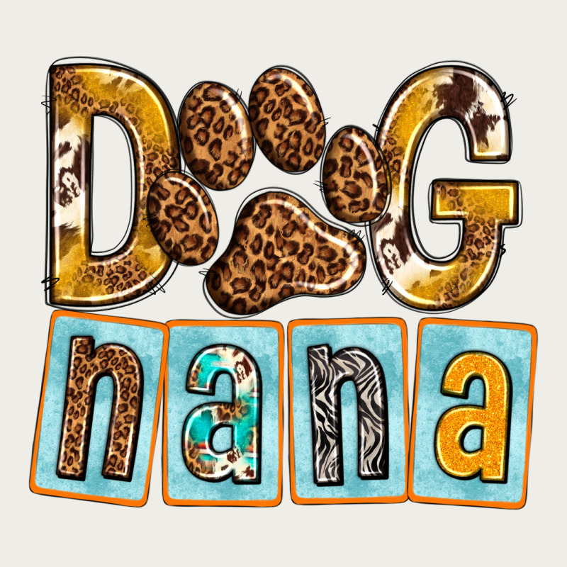 Dog Nana With Paw Zipper Hoodie by texasbilliewilder | Teevron