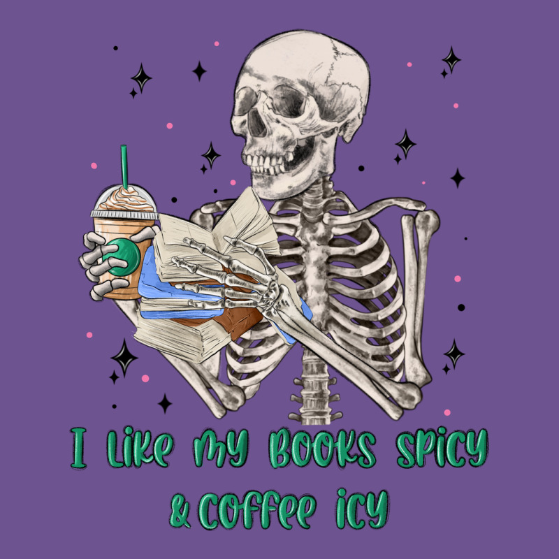 I Like My Books Spicy And Coffee Icy Vintage Tee by MaliasSmallBusiness | Teevron