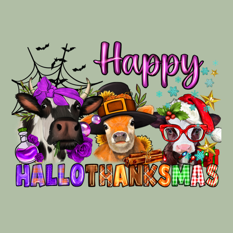 Happy Hallothanksmas Cows  Nancy Urban Heavy Tee by NancyCooperArtShop | Teevron