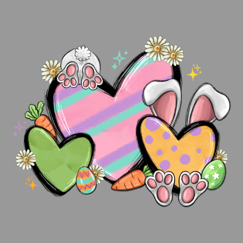 Easter Hearts Vintage Hoodie by MaliasSmallBusiness | Teevron