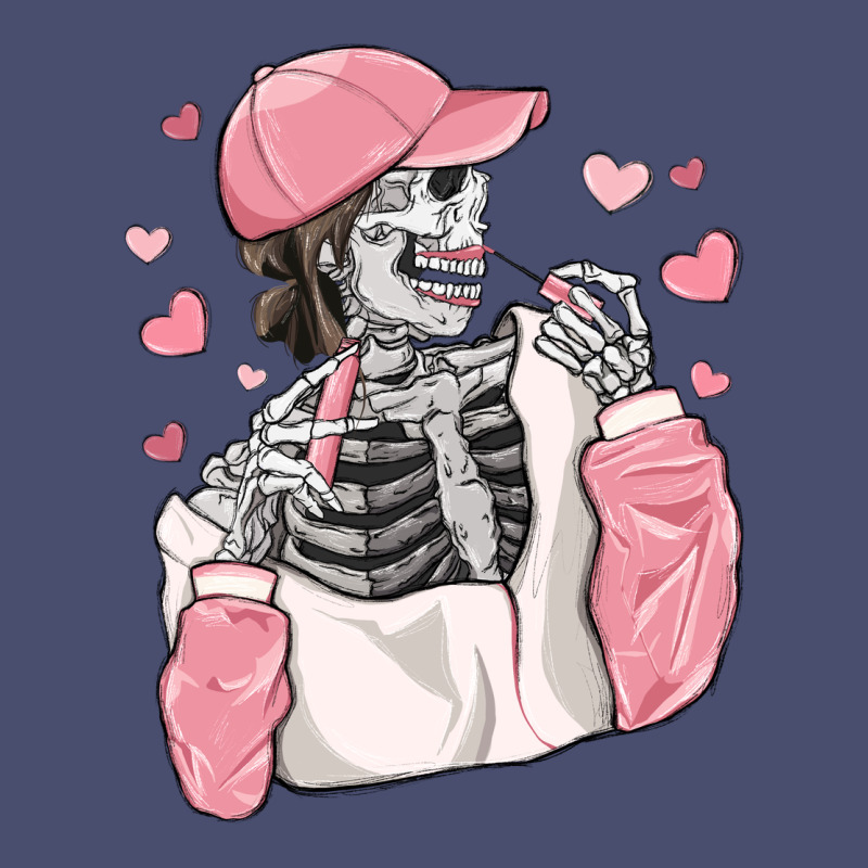 Skeleton Girl Valentine's Day Vintage Tee by MaliasSmallBusiness | Teevron